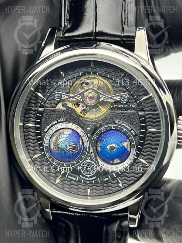 Фото 8 - Montblanc Collection Villeret Tourbillon Cylindrique NightSky Geospheres 44mm Art 6865