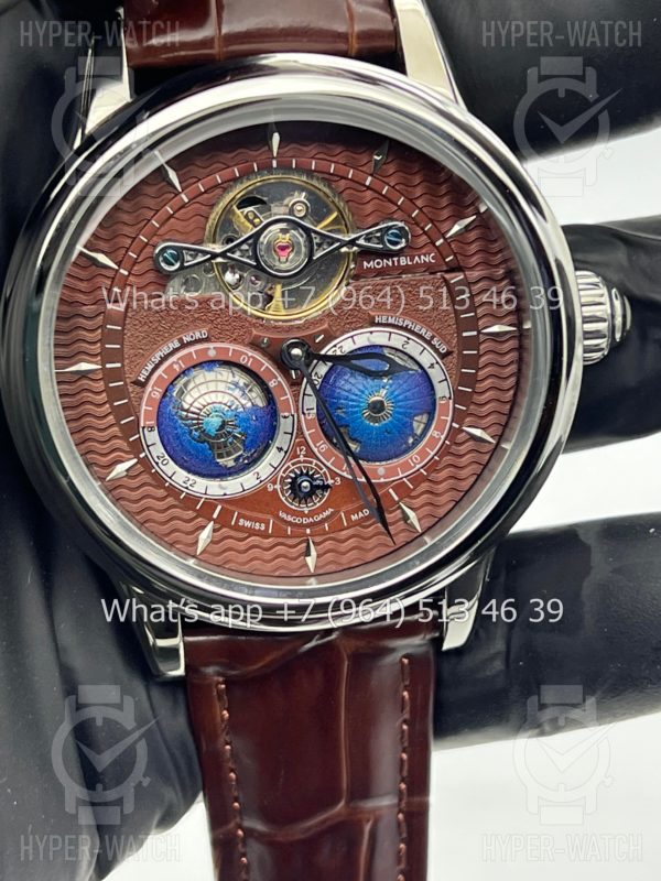 Фото 2 - Montblanc Collection Villeret Tourbillon Cylindrique NightSky Geospheres 44mm Art 6866