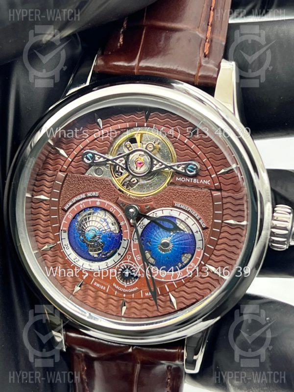 Фото 3 - Montblanc Collection Villeret Tourbillon Cylindrique NightSky Geospheres 44mm Art 6866