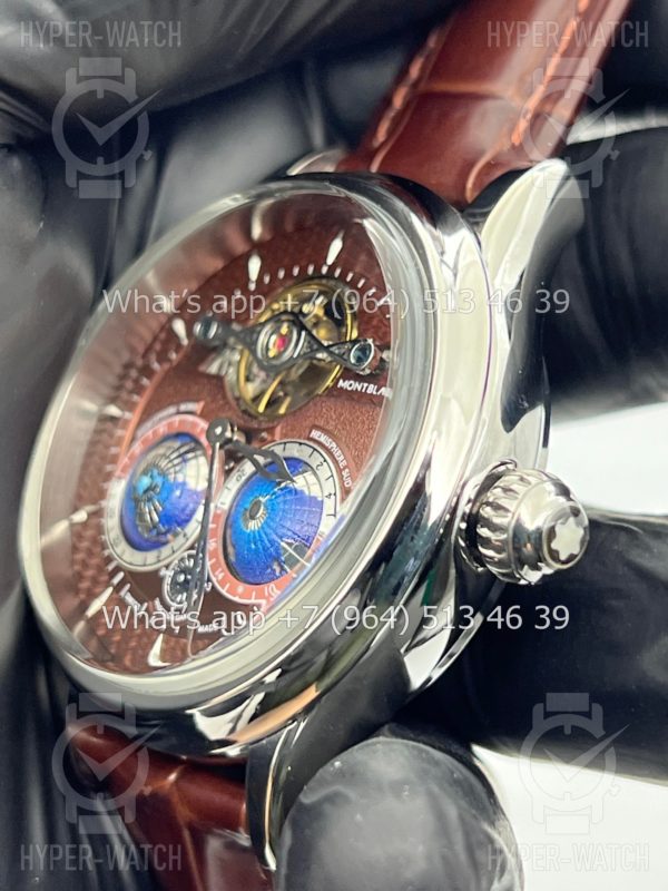 Фото 4 - Montblanc Collection Villeret Tourbillon Cylindrique NightSky Geospheres 44mm Art 6866