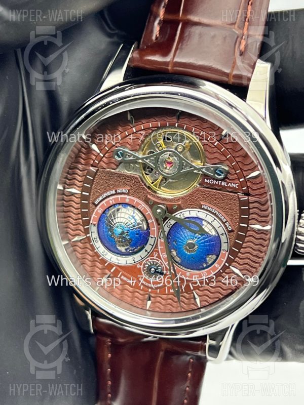 Фото 5 - Montblanc Collection Villeret Tourbillon Cylindrique NightSky Geospheres 44mm Art 6866