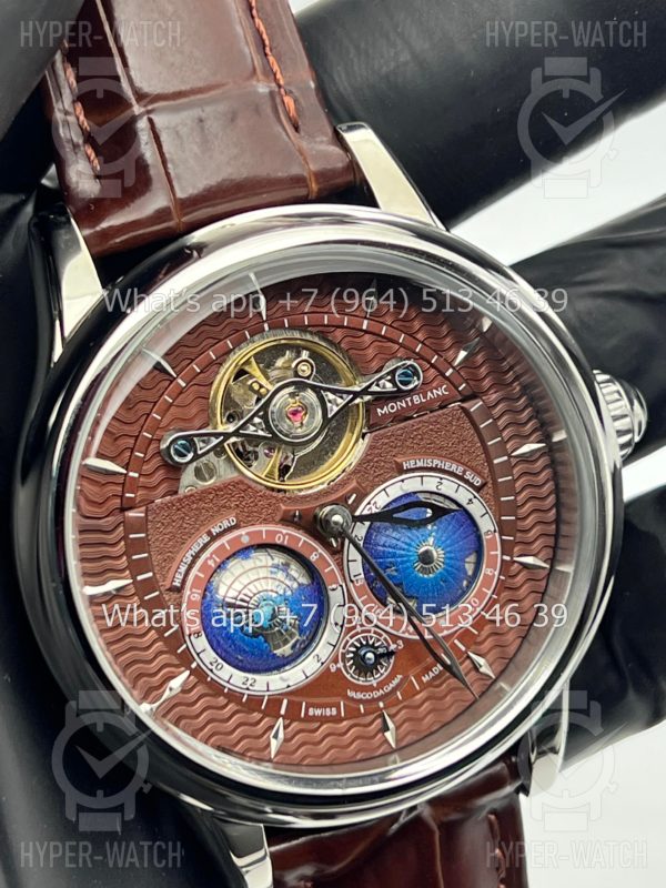 Фото 6 - Montblanc Collection Villeret Tourbillon Cylindrique NightSky Geospheres 44mm Art 6866