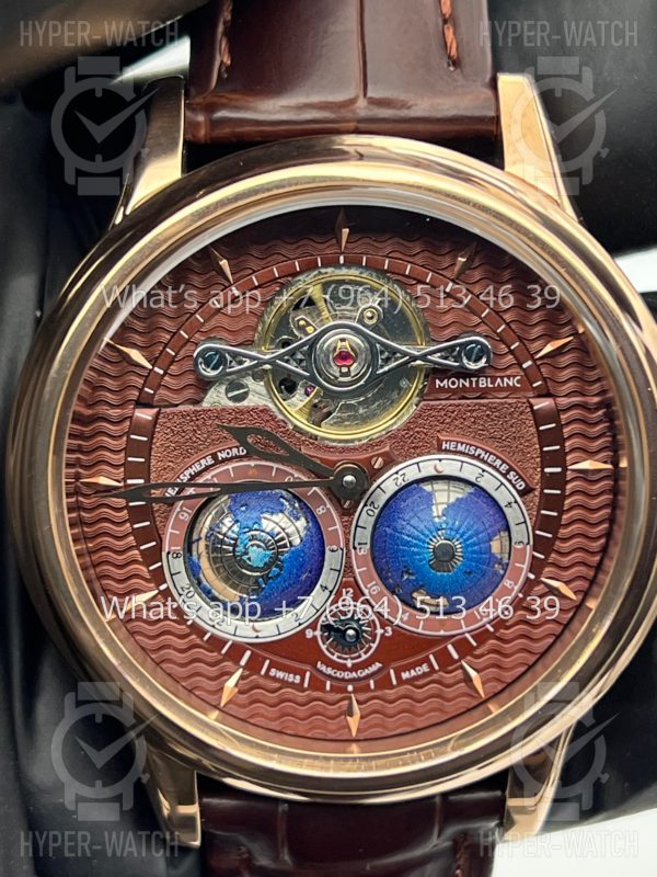 Фото 3 - Montblanc Collection Villeret Tourbillon Cylindrique NightSky Geospheres 44mm Art 6867