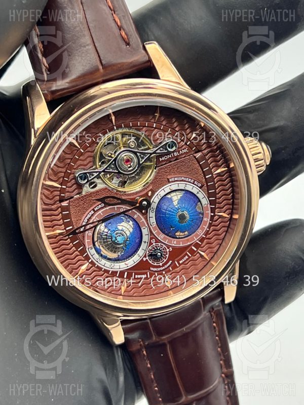 Фото 4 - Montblanc Collection Villeret Tourbillon Cylindrique NightSky Geospheres 44mm Art 6867