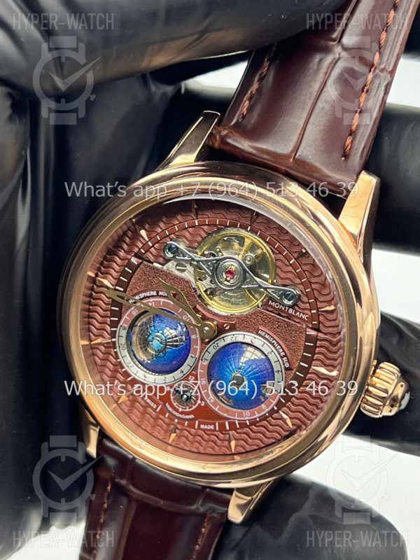 Фото 5 - Montblanc Collection Villeret Tourbillon Cylindrique NightSky Geospheres 44mm Art 6867