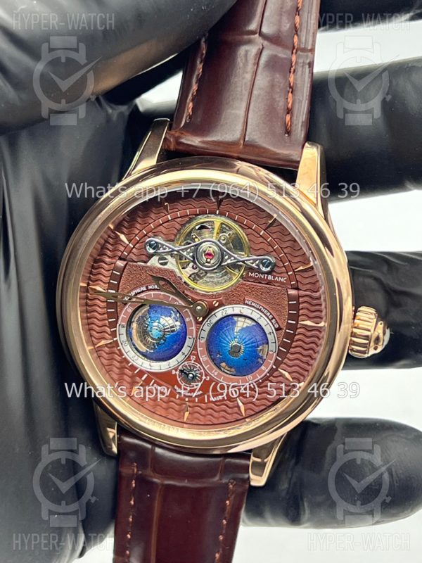 Фото 7 - Montblanc Collection Villeret Tourbillon Cylindrique NightSky Geospheres 44mm Art 6867