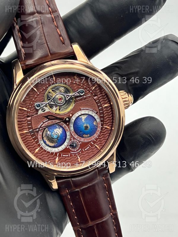 Фото 8 - Montblanc Collection Villeret Tourbillon Cylindrique NightSky Geospheres 44mm Art 6867