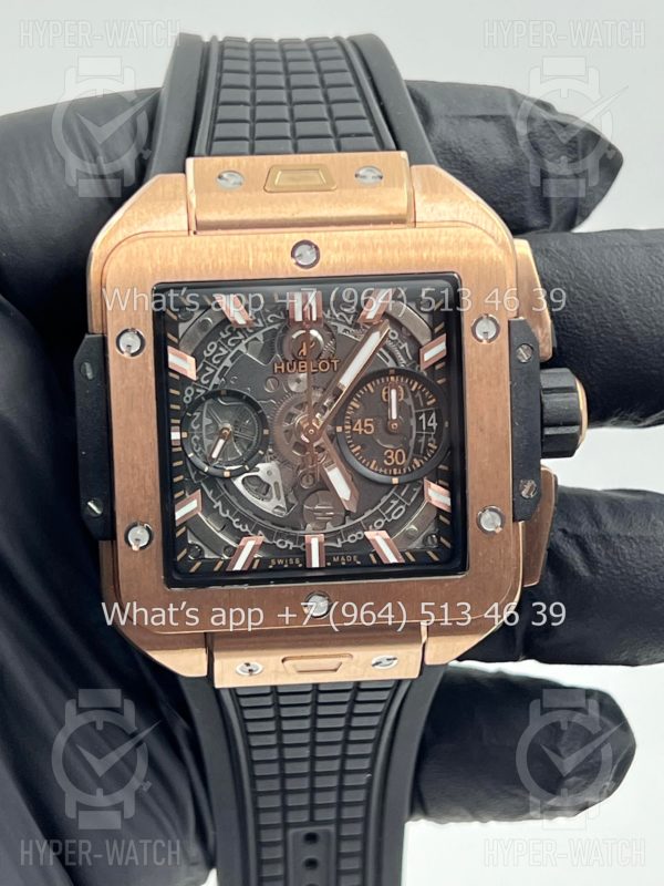 Фото 5 - Hublot Square Bang Unico 42mm 821.OX.0180.RX