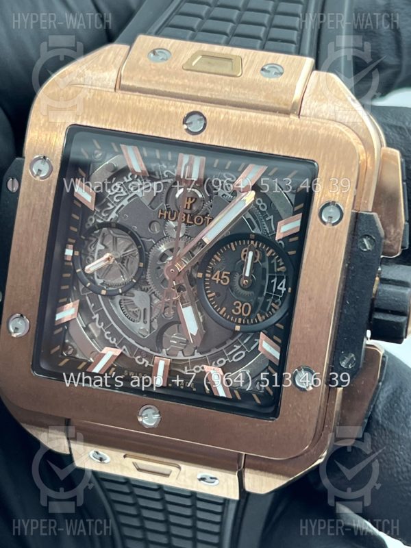 Фото 8 - Hublot Square Bang Unico 42mm 821.OX.0180.RX