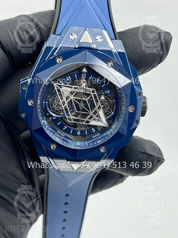 Фото 8 - Hublot Big Bang Sang Bleu II 418.EX.5107.RX.MXM21 Blue