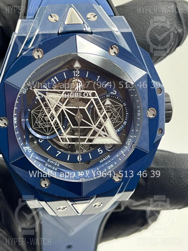 Фото 9 - Hublot Big Bang Sang Bleu II 418.EX.5107.RX.MXM21 Blue