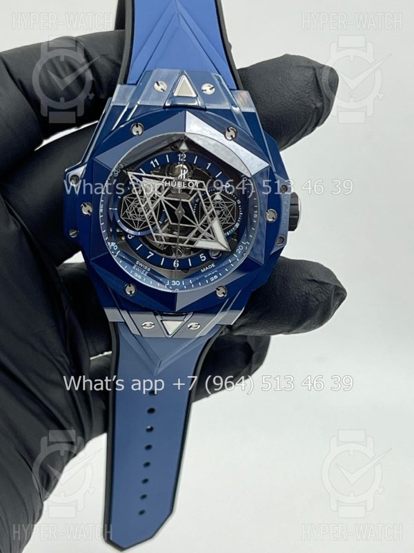 Фото 10 - Hublot Big Bang Sang Bleu II 418.EX.5107.RX.MXM21 Blue