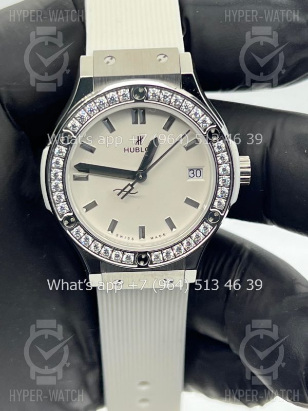 Фото 2 - Hublot Classic Fusion 33mm 581.NE.2010.LR.1204 Diamond