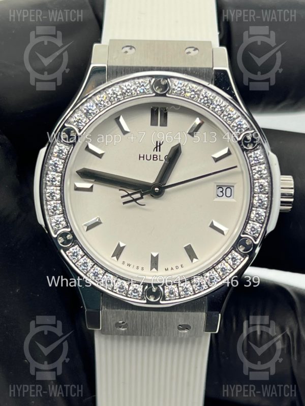 Фото 5 - Hublot Classic Fusion 33mm 581.NE.2010.LR.1204 Diamond