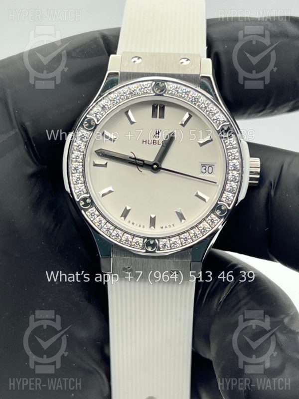 Фото 6 - Hublot Classic Fusion 33mm 581.NE.2010.LR.1204 Diamond