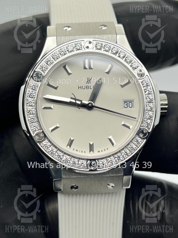 Фото 7 - Hublot Classic Fusion 33mm 581.NE.2010.LR.1204 Diamond