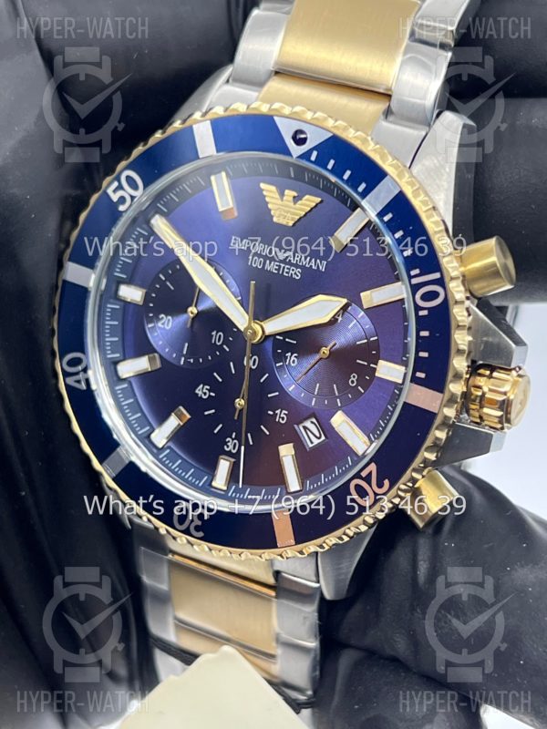 Фото 6 - Emporio Armani Diver Chronograph 42mm AR11362 Art 7034