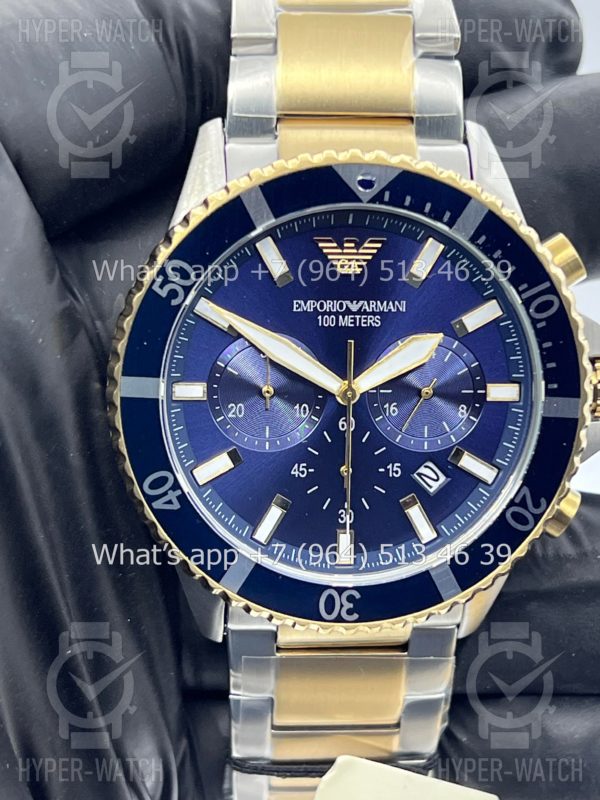 Фото 9 - Emporio Armani Diver Chronograph 42mm AR11362 Art 7034