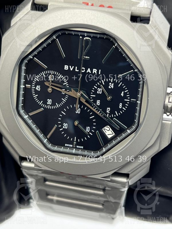 Фото 4 - Bvlgari Octo Finissimo Chronograph 43mm Art 7112