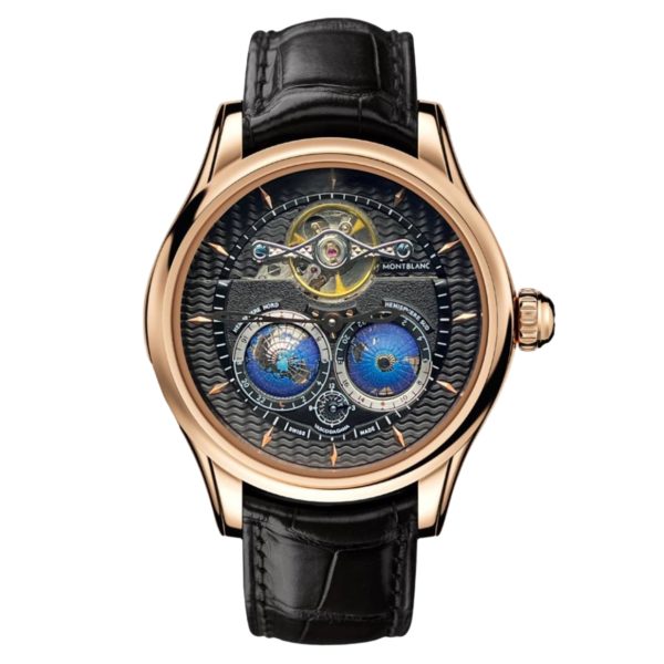 Фото 1 - Montblanc Collection Villeret Tourbillon Cylindrique NightSky Geospheres 44mm Art 6863