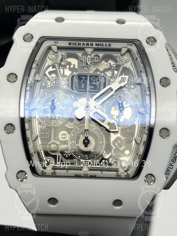 Фото 3 - Richard Mille RM 011 Chronograph White Steel