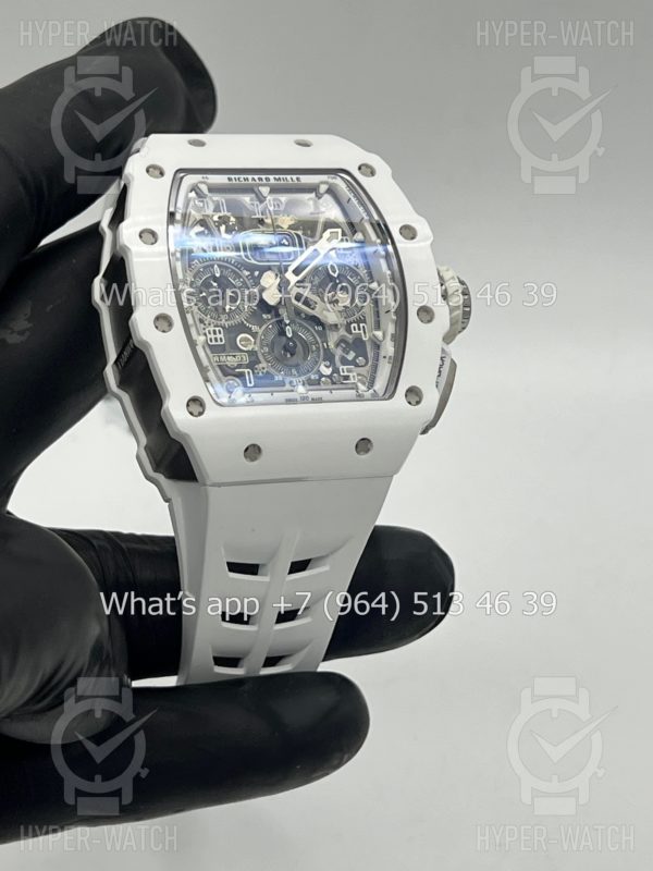 Фото 11 - Richard Mille RM 011 Chronograph White Steel