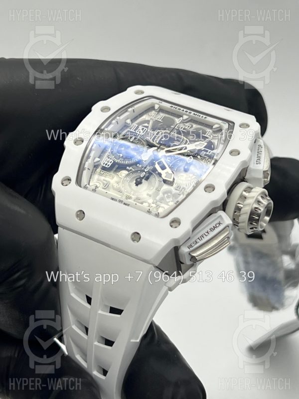 Фото 12 - Richard Mille RM 011 Chronograph White Steel