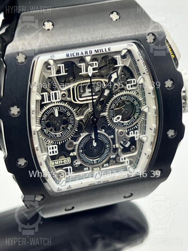 Фото 3 - Richard Mille RM 011 Chronograph Black Steel