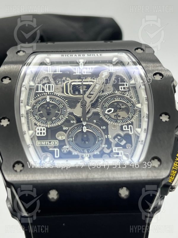 Фото 5 - Richard Mille RM 011 Chronograph Black Steel