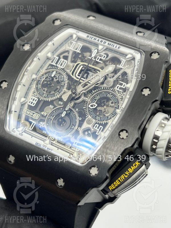 Фото 7 - Richard Mille RM 011 Chronograph Black Steel