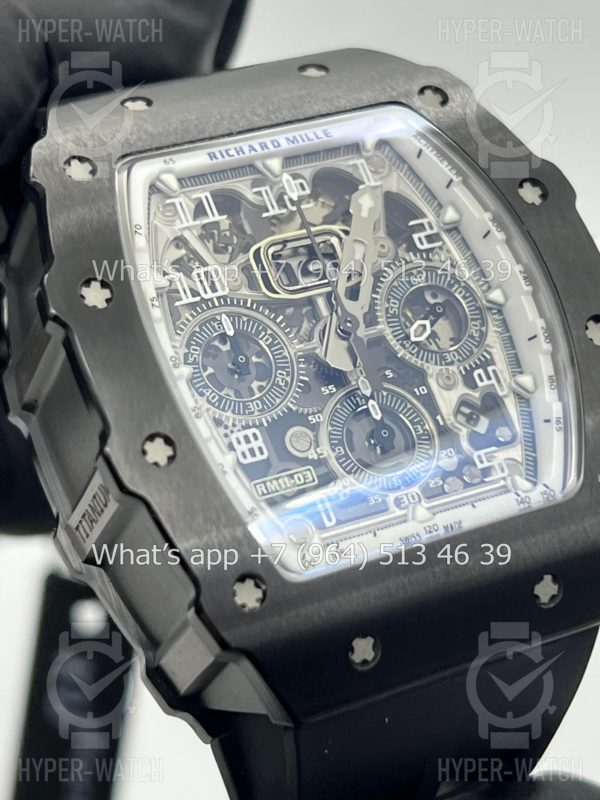 Фото 8 - Richard Mille RM 011 Chronograph Black Steel