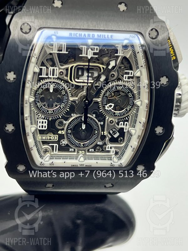 Фото 9 - Richard Mille RM 011 Chronograph Black Steel