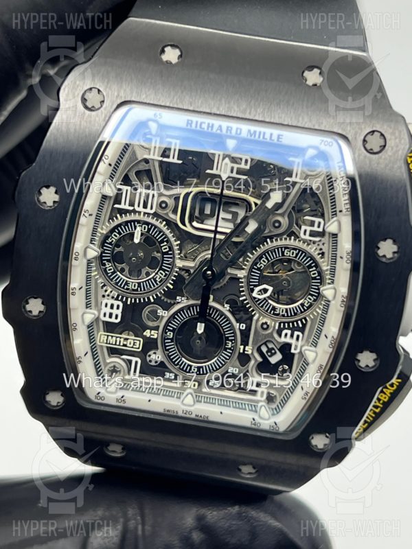 Фото 10 - Richard Mille RM 011 Chronograph Black Steel