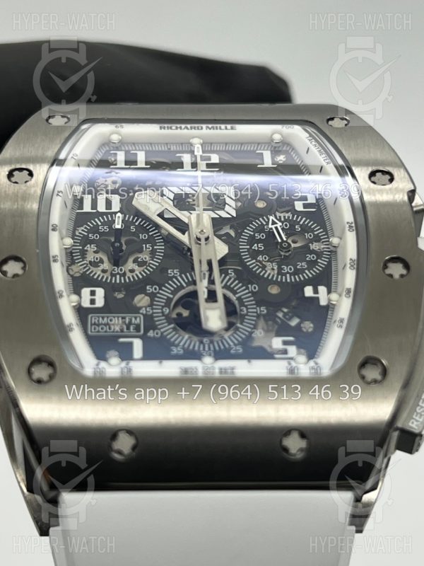 Фото 6 - Richard Mille RM 011 Felipe Massa Flyback Chronograph White Steel