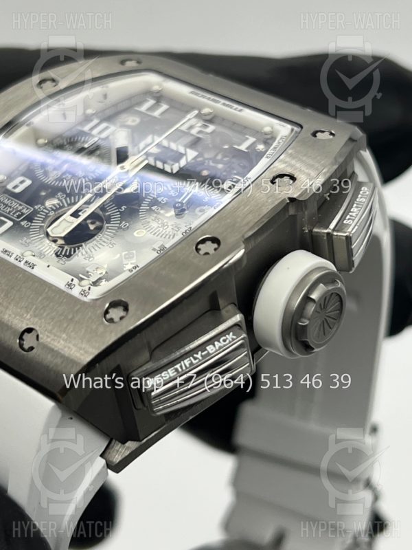 Фото 7 - Richard Mille RM 011 Felipe Massa Flyback Chronograph White Steel