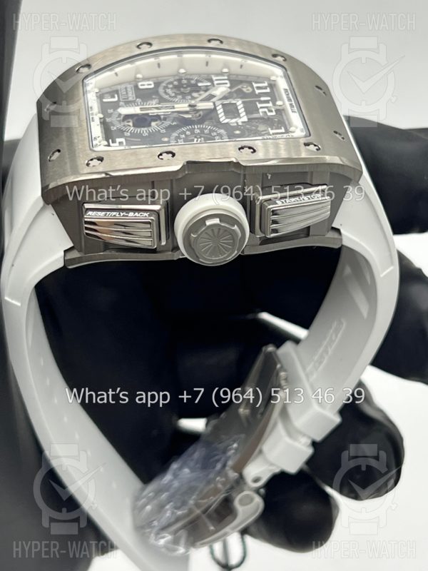 Фото 18 - Richard Mille RM 011 Felipe Massa Flyback Chronograph White Steel