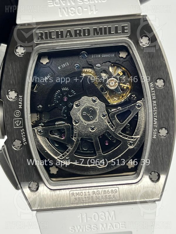 Фото 20 - Richard Mille RM 011 Felipe Massa Flyback Chronograph White Steel