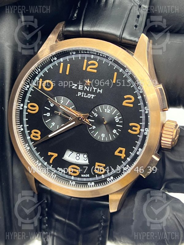 Фото 3 - Zenith Pilot Captain Chronograph 43mm Art 7335