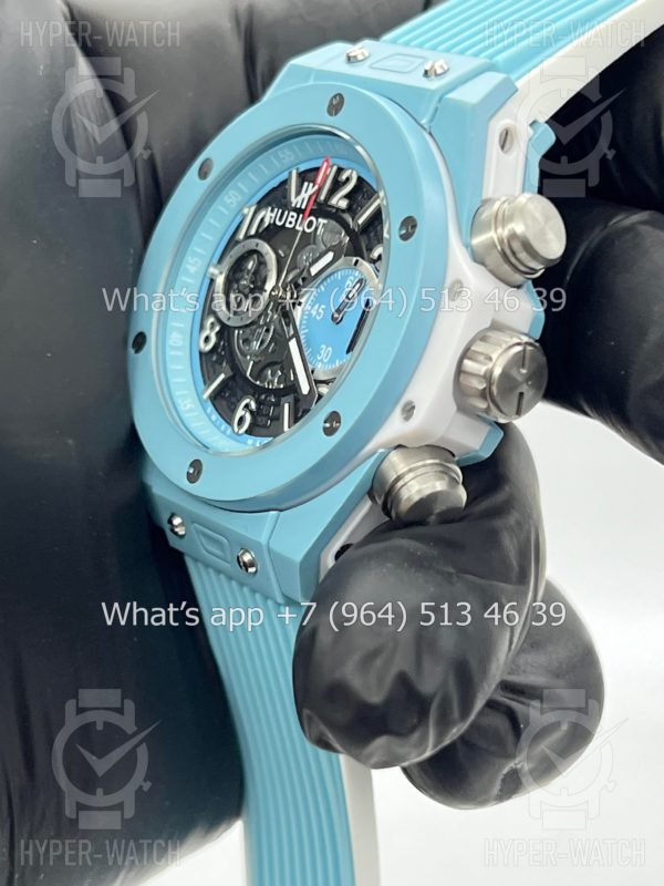 Фото 10 - Hublot Big Bang Unico 42mm Sky Blue Art 7284