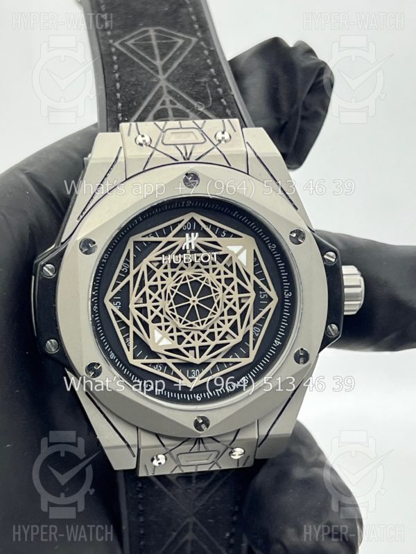 Фото 9 - Hublot Big Bang Sang Bleu Art 7267