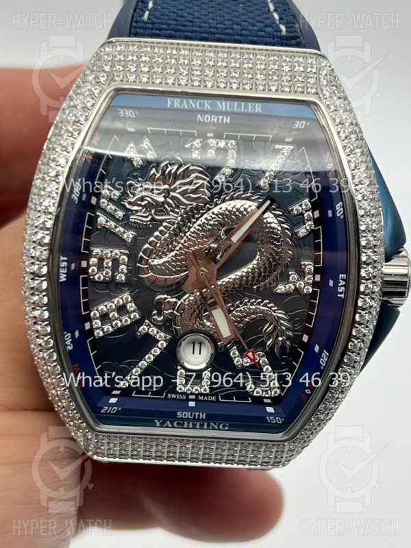 Фото 2 - Franck Muller Vanguard Dragon V 45 SC DT AC BL