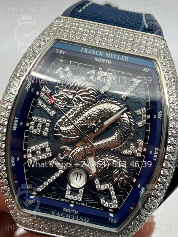 Фото 4 - Franck Muller Vanguard Dragon V 45 SC DT AC BL