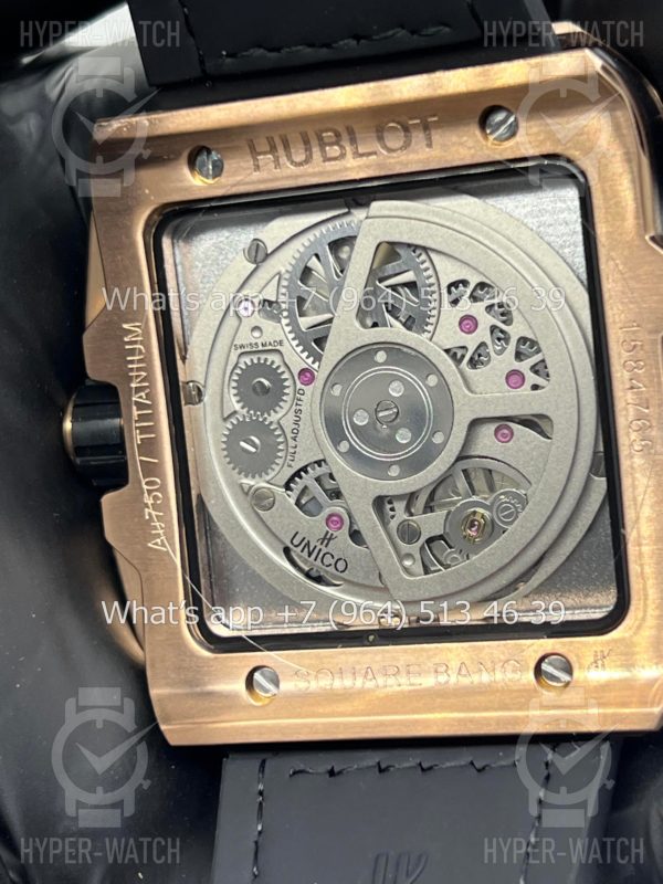 Фото 21 - Hublot Square Bang Unico 42mm Rainbow Art 7393