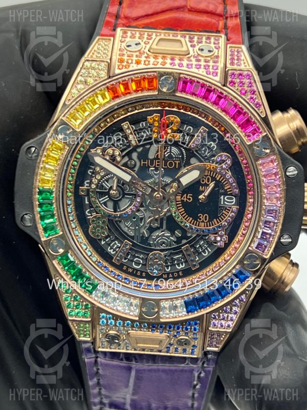 Фото 2 - Hublot Big Bang Unico 42mm Rainbow Art 7457