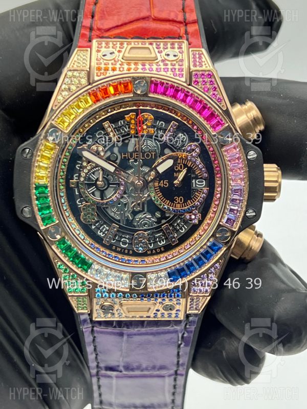 Фото 3 - Hublot Big Bang Unico 42mm Rainbow Art 7457