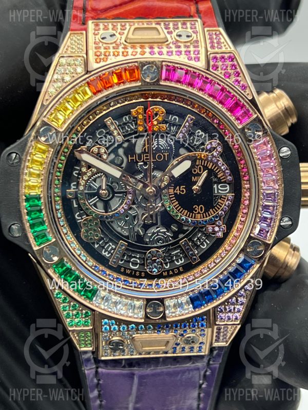 Фото 4 - Hublot Big Bang Unico 42mm Rainbow Art 7457