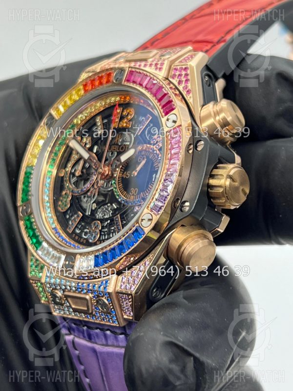 Фото 5 - Hublot Big Bang Unico 42mm Rainbow Art 7457