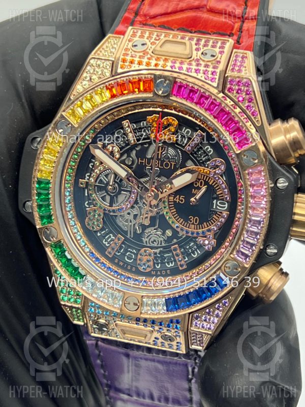 Фото 6 - Hublot Big Bang Unico 42mm Rainbow Art 7457