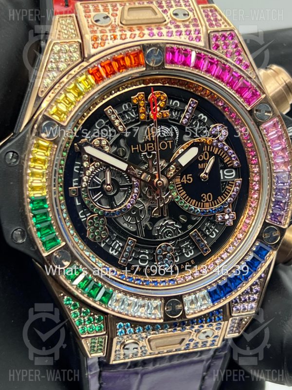 Фото 9 - Hublot Big Bang Unico 42mm Rainbow Art 7457