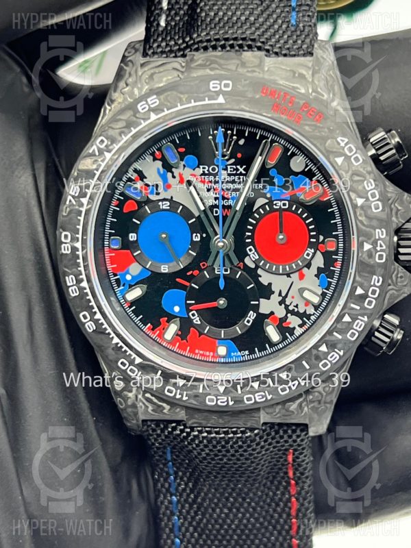 Фото 2 - Rolex Cosmograph Daytona Carbon DIW Red Blue